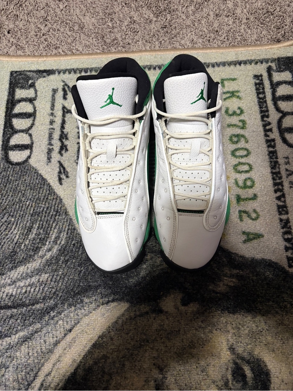 Jordan 13 lucky green